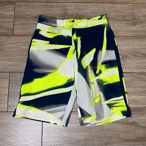 Nike Small Neon Swim Trunks